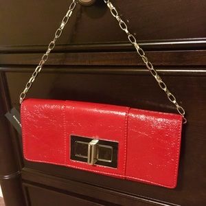 NEW Banana Republic Patent leather clutch